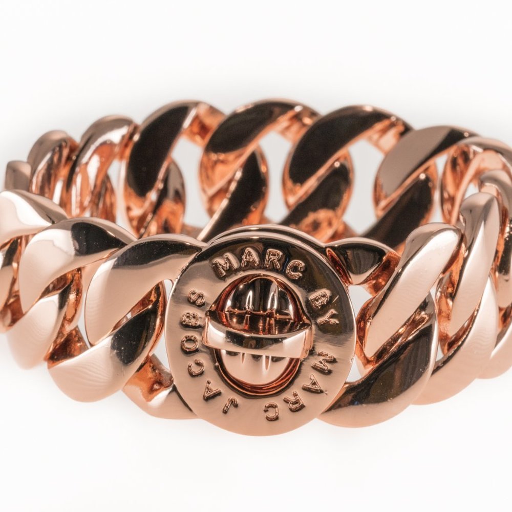 Marc by Marc Jacobs Rose Gold Tone Turnlock Bracelet